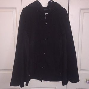 Contrast panel coat